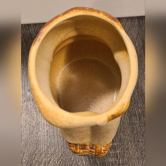 Vintage Pottery Craft Jar Stoneware Siesta Time Sombrero Figurine 7x5x4 Inches - Picture 5 of 7